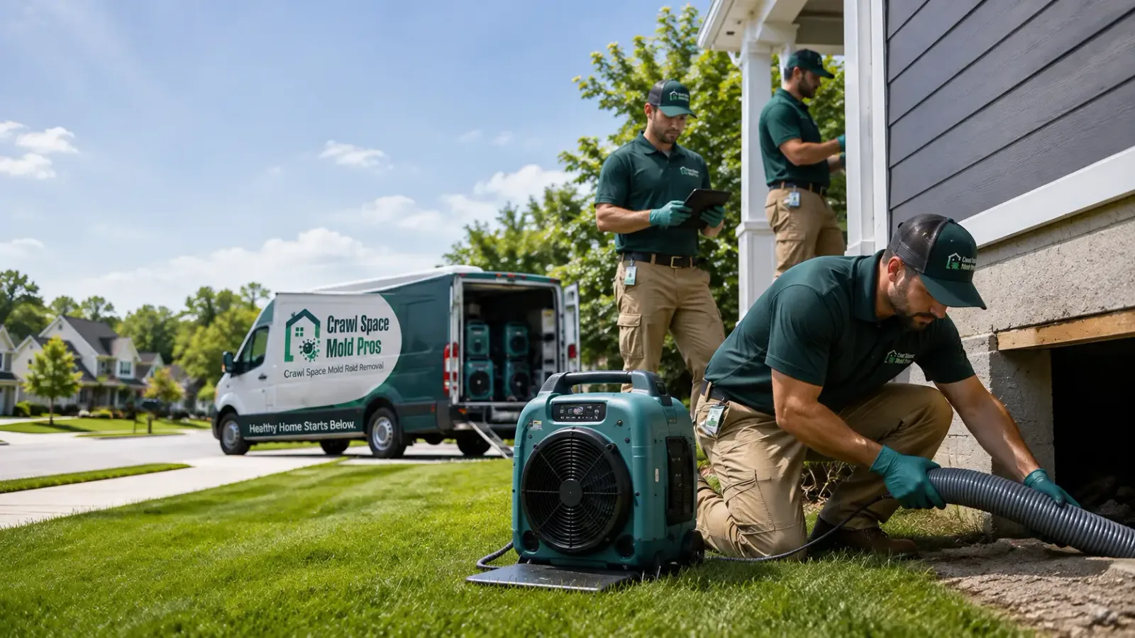 Crawl Space Mold Removal in Granite Falls, NC
